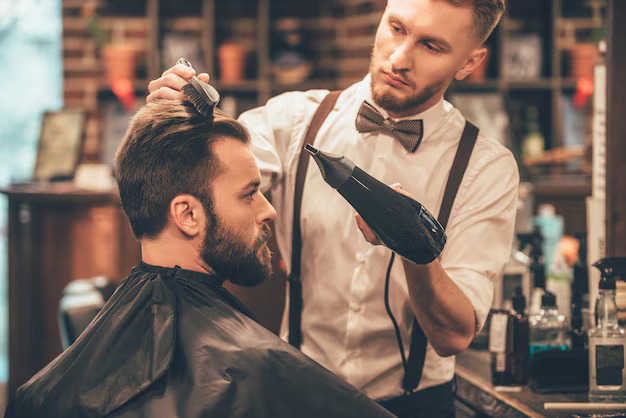 the hair cutting
