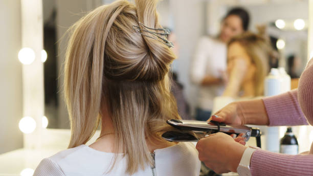 the hair cutting