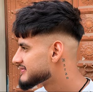 the hair cutting