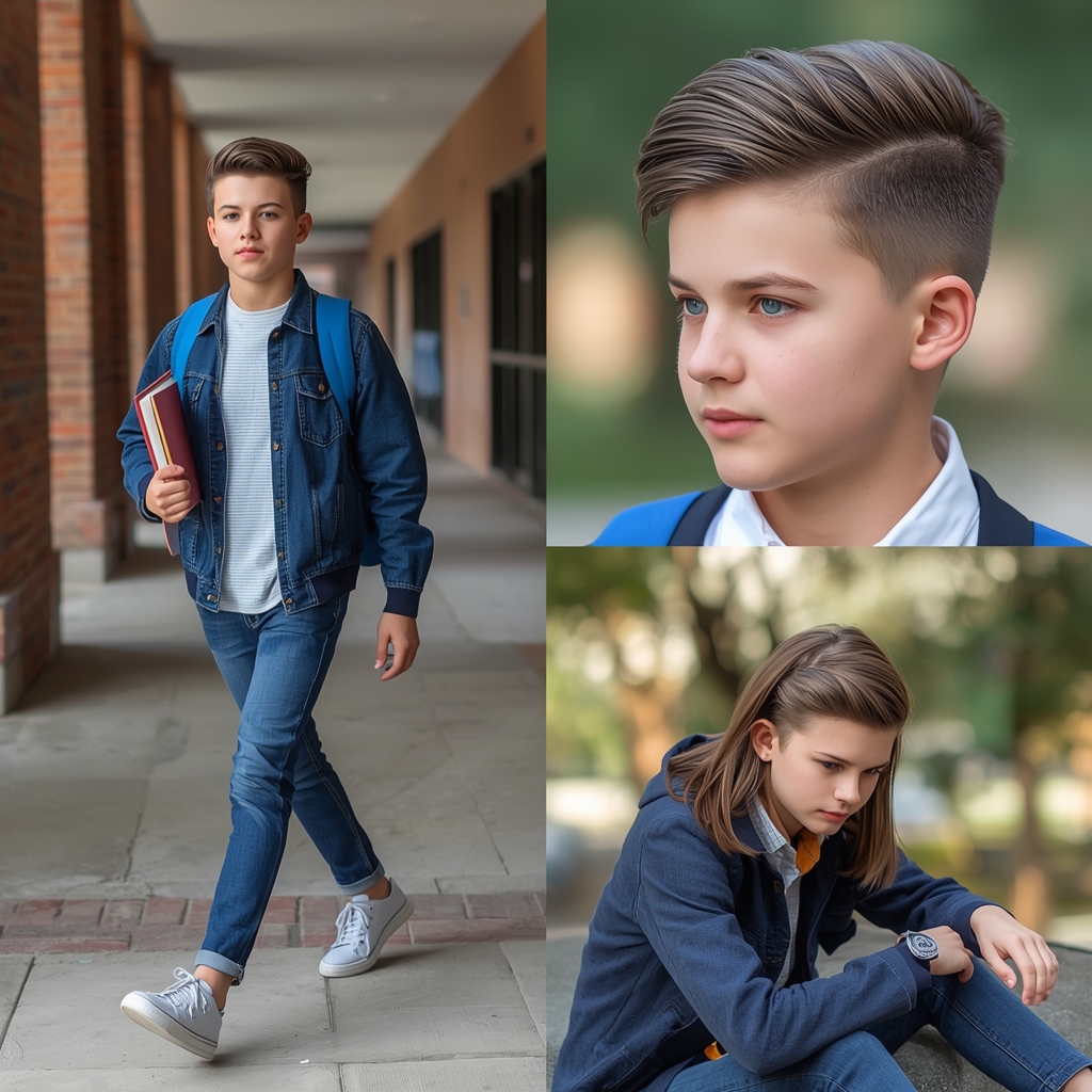 Easy-to-Style Haircuts for School and College